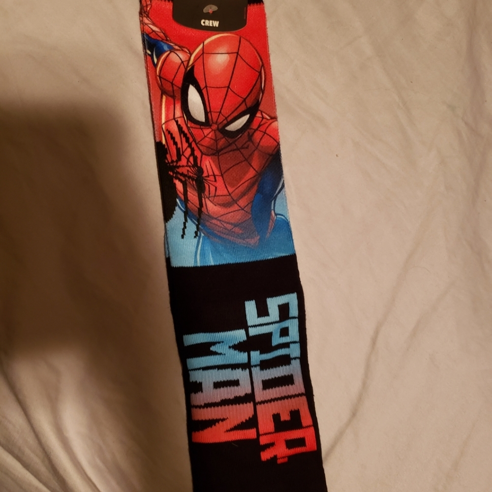 NWT Spiderman Marvel Socks Long